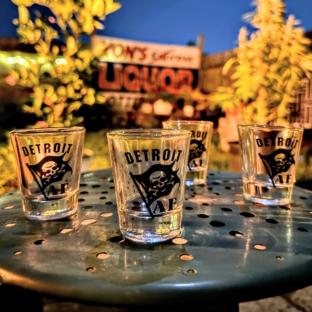Detroit AF Shot Glasses / Set Of 4
